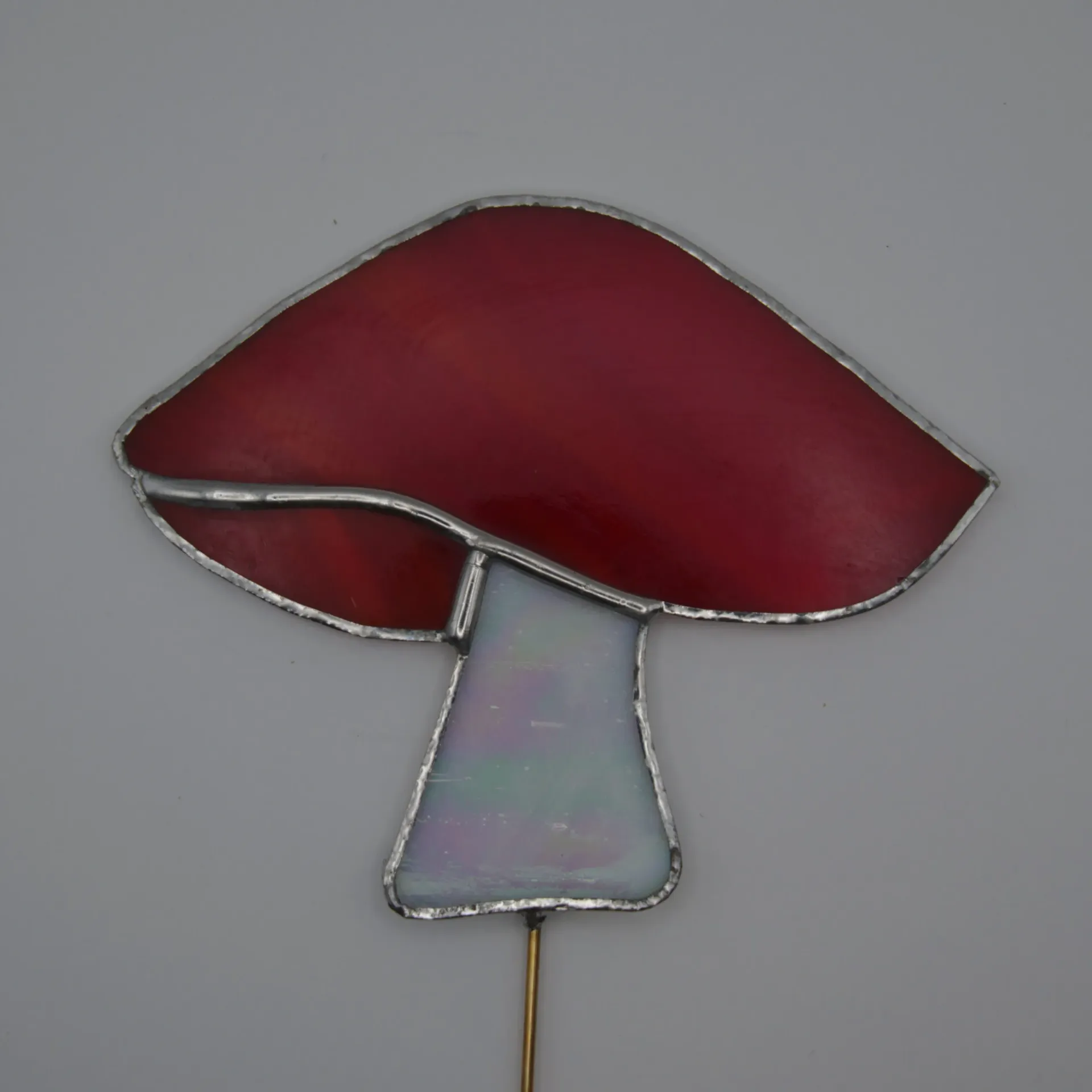 Red Mushroom Plant Stake